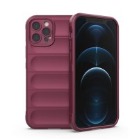 Newface iPhone 12 Pro Kılıf Optimum Silikon - Bordo