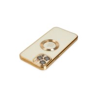 Newface iPhone 12 Pro Kılıf Slot Silikon - Gold