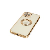 Newface iPhone 12 Pro Kılıf Slot Silikon - Gold