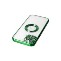 Newface iPhone 12 Pro Kılıf Slot Silikon - Köknar Yeşili