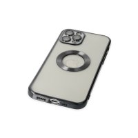 Newface iPhone 12 Pro Kılıf Slot Silikon - Siyah