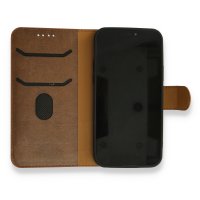 Newface iPhone 12 Pro Kılıf Trend S Plus Kapaklı Kılıf - Taba