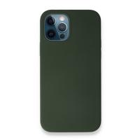 Newface iPhone 12 Pro Kılıf Magneticsafe Lansman Silikon Kapak - Yeşil