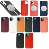 Newface iPhone 12 Pro Kılıf Magneticsafe Lansman Silikon Kapak - Yeşil