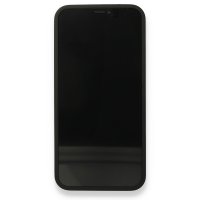 Newface iPhone 12 Pro Max Kılıf 360 Hayalet Full Body Silikon Kapak - Siyah