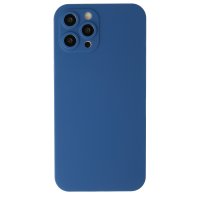 Newface iPhone 12 Pro Max Kılıf 360 Mat Full Body Silikon Kapak - Mavi
