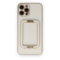 Newface iPhone 12 Pro Max Kılıf Coco Elit Kapak - Beyaz