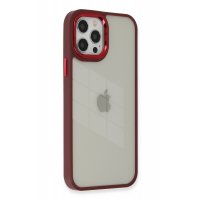 Newface iPhone 12 Pro Max Kılıf Dora Kapak - Kırmızı