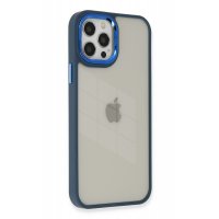 Newface iPhone 12 Pro Max Kılıf Dora Kapak - Mavi