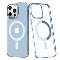 Newface iPhone 12 Pro Max Kılıf Element Magneticsafe Sert Kapak - Sierra Blue
