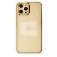 Newface iPhone 12 Pro Max Kılıf Element Silikon - Gold