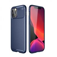 Newface iPhone 12 Pro Max Kılıf Auto Focus Karbon Kapak - Lacivert