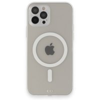 Newface iPhone 12 Pro Max Kılıf Grand Magneticsafe Kapak - Şeffaf
