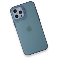 Newface iPhone 12 Pro Max Kılıf Jumbo Silikon - Mavi