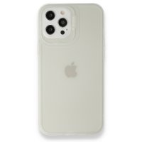 Newface iPhone 12 Pro Max Kılıf Jumbo Silikon - Şeffaf