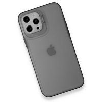 Newface iPhone 12 Pro Max Kılıf Jumbo Silikon - Siyah