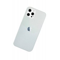 Newface iPhone 12 Pro Max Kılıf Karbon PP Silikon - Şeffaf