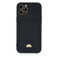 Newface iPhone 12 Pro Max Kılıf Kelvin Kartvizitli Silikon - Lacivert