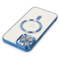 Newface iPhone 12 Pro Max Kılıf Kross Magneticsafe Kapak - Sierra Blue