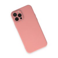 Newface iPhone 12 Pro Max Kılıf Lansman Glass Kapak - Pembe