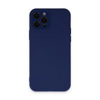 Newface iPhone 12 Pro Max Kılıf Lansman Glass Kapak - Sky Blue