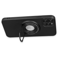 Newface iPhone 12 Pro Max Kılıf Lukka Magneticsafe Kapak - Siyah