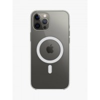 Newface iPhone 12 Pro Max Kılıf Magneticsafe Şeffaf Silikon - Şeffaf