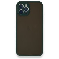 Newface iPhone 12 Pro Max Kılıf Montreal Silikon Kapak - Yeşil