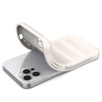 Newface iPhone 12 Pro Max Kılıf Optimum Silikon - Krem