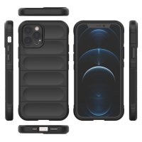 Newface iPhone 12 Pro Max Kılıf Optimum Silikon - Siyah