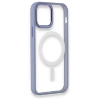 Newface iPhone 12 Pro Max Kılıf Room Magneticsafe Silikon - Sierra Blue