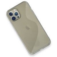 Newface iPhone 12 Pro Max Kılıf S Silikon - Gri