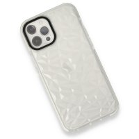 Newface iPhone 12 Pro Max Kılıf Salda Silikon - Beyaz