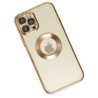 Newface iPhone 12 Pro Max Kılıf Slot Silikon - Gold