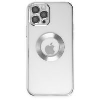 Newface iPhone 12 Pro Max Kılıf Slot Silikon - Gümüş