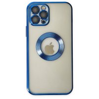 Newface iPhone 12 Pro Max Kılıf Slot Silikon - Mavi