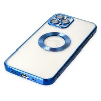 Newface iPhone 12 Pro Max Kılıf Slot Silikon - Mavi