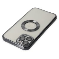 Newface iPhone 12 Pro Max Kılıf Slot Silikon - Siyah