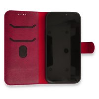 Newface iPhone 12 Pro Max Kılıf Trend S Plus Kapaklı Kılıf - Kırmızı