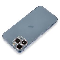 Newface iPhone 12 Pro Max Metal Kamera Lens Koruma Cam - Mor