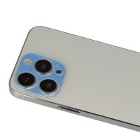 Newface iPhone 12 Pro Max Rainbow Kamera Lens Koruma Cam - Mavi