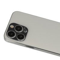 Newface iPhone 12 Pro Max Rainbow Kamera Lens Koruma Cam - Siyah