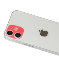 Newface iPhone 12 Rainbow Kamera Lens Koruma Cam - Kırmızı