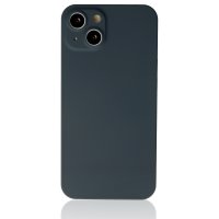 Newface iPhone 13 Kılıf 360 Hayalet Full Body Silikon Kapak - Açık Mavi