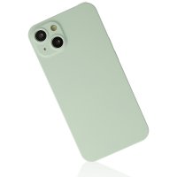 Newface iPhone 13 Kılıf 360 Hayalet Full Body Silikon Kapak - Açık Yeşil