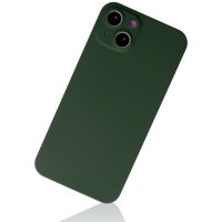 Newface iPhone 13 Kılıf 360 Hayalet Full Body Silikon Kapak - Yeşil