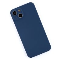 Newface iPhone 13 Kılıf 360 Mat Full Body Silikon Kapak - Mavi
