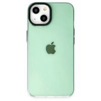 Newface iPhone 13 Kılıf Anka PC Sert Metal Kapak - Yeşil