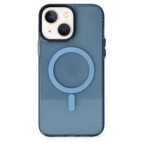 Newface iPhone 13 Kılıf Beta Magneticsafe Silikon - Mavi