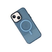 Newface iPhone 13 Kılıf Beta Magneticsafe Silikon - Mavi